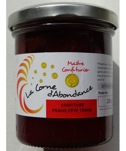 Confiture fraise fève de tonka