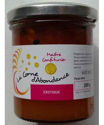 Confiture exotique 200gr